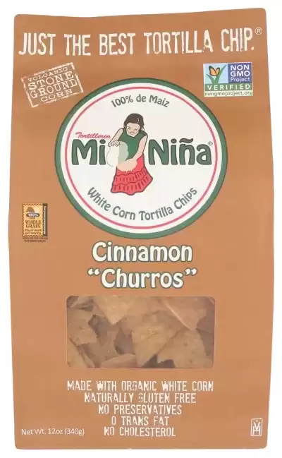 Mi Nina Khrm02205115 12 Oz Cinnamon Churros Tortilla Chips