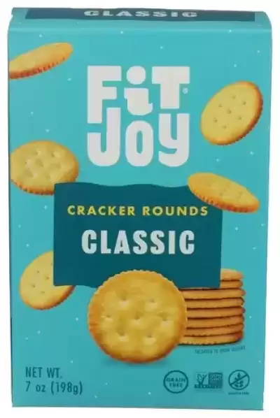Fitjoy Grain Free Cracker Rounds, Classic 8 Oz Box