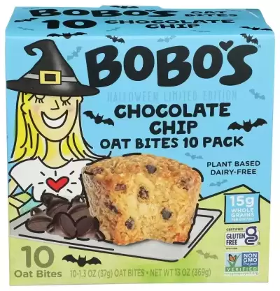 Bobos, Halloween Chocolate Chips Oat Bite, 1.3 Oz X 10 Count (Case Of 4)