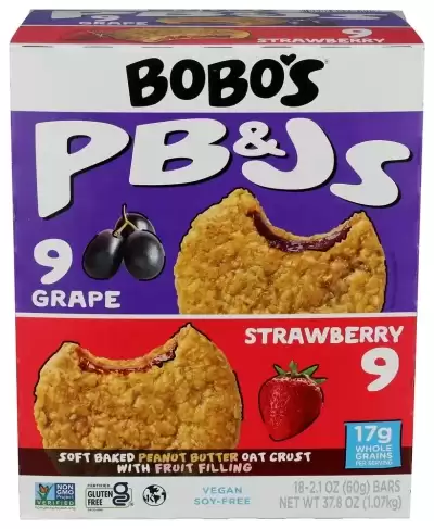 Bobo'S Pb&J Oat Snacks, Variety Pack, 2.1 Ounce