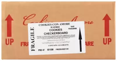 Cookies Con Amore: Checkerboard Cookies Approximately 330 Pieces, 10 Lb (2621846)