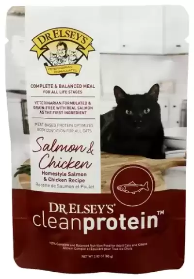 Dr. Elsey S? Cleanprotein? Salmon & Chicken Flavor All-Meat 2.82 Oz Pouch