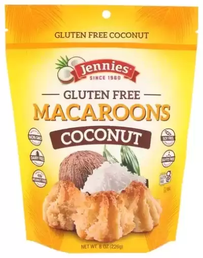 Jennies Macaroons Gluten Free Coconut 8 Oz