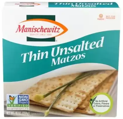Manischewitz, Thin Matzos Unsalted, 10 Oz 