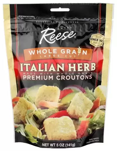 Reese 204470 Reese Croutons Whole Grain, Italian Herb - 6 Oz