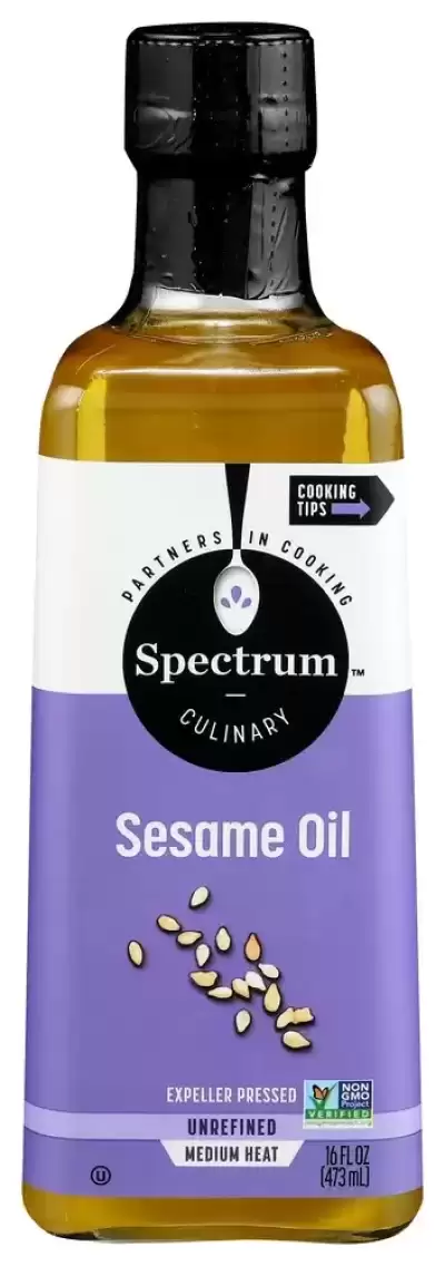 Spectrum Culinary, Sesame Oil, Unrefined, 16 Fl Oz (473 Ml)