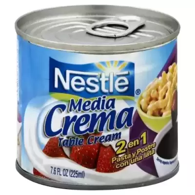 Nestle Media Crema Light Table Cream For Desserts And Cooking - 7.6 Fl Oz