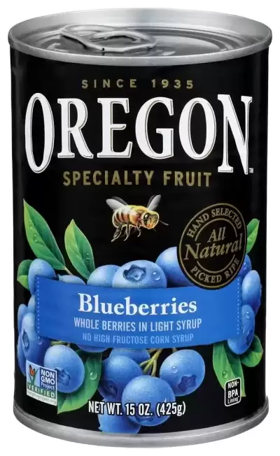 Oregon, Blueberry Lte Syrup, 15 Oz