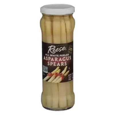 Reese Asparagus White Glass, 11.6 Oz