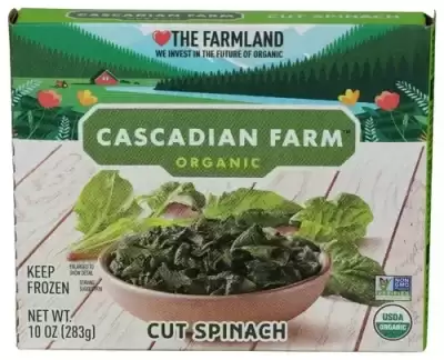 Cascadian Farm Organic Chopped Spinach 10 Oz Bag