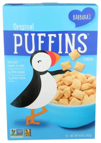 Barbara'S, Cereal Puffins Original, 10 Oz