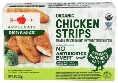 Applegate Organic Chicken Strips 8 Oz Box