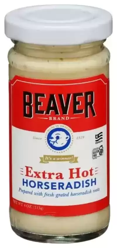 Beaver, Horseradish Extra Hot, 4 Oz