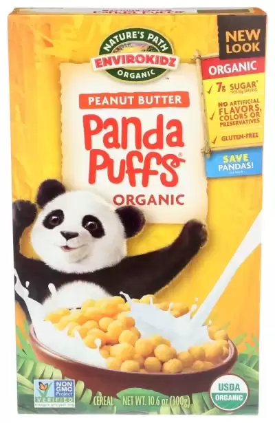 Envirokidz Organic, Panda Puffs Peanut Butter, 10.6 Oz