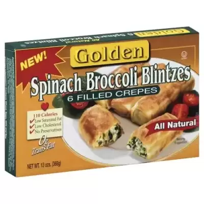 Spinach Broccoli Blintzes