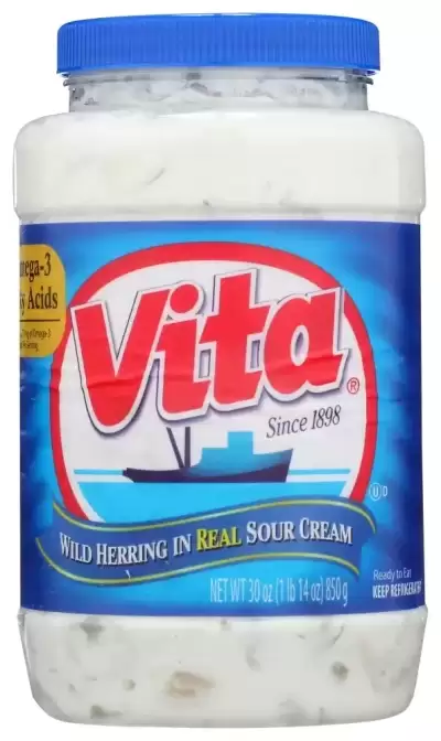 Wild Herring In Sour Cream