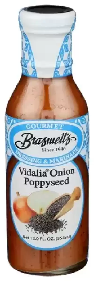 Braswell'S, Gourmet Dressing, Onion Poppy Seed