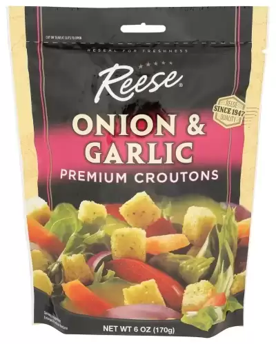 Reese Premium Croutons - Onion And Garlic - 6 Oz