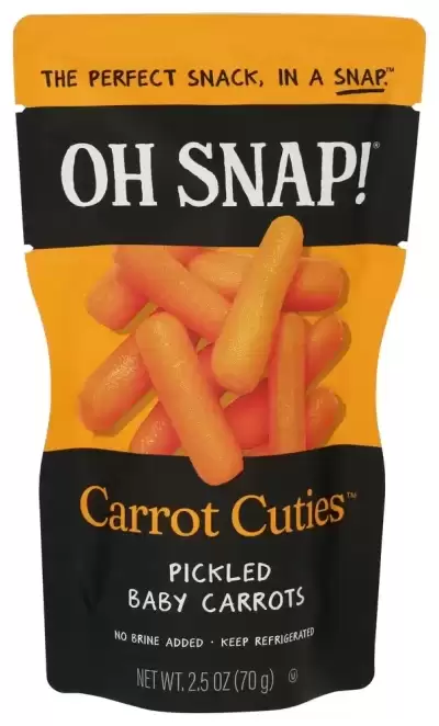 Ohsnap!, Carrot Cuties Pickled Carrot Sticks, 2.25 Oz 