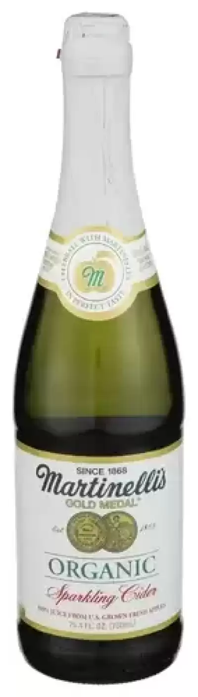 Martinelli S Gold Medal Organic Sparkling Cider 25.4 Fl Oz