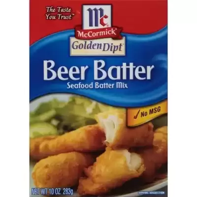 Mccormick Golden Dipt Beer Batter Seafood Batter Mix 10.0 Oz Box