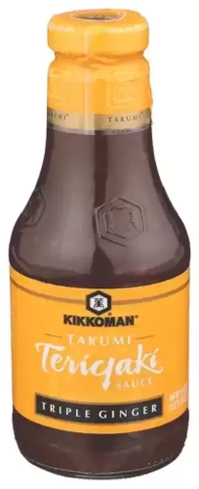 Kikkoman Takumi Triple Ginger Teriyaki Sauce 19.5 Oz 1 Count Glass Bottle