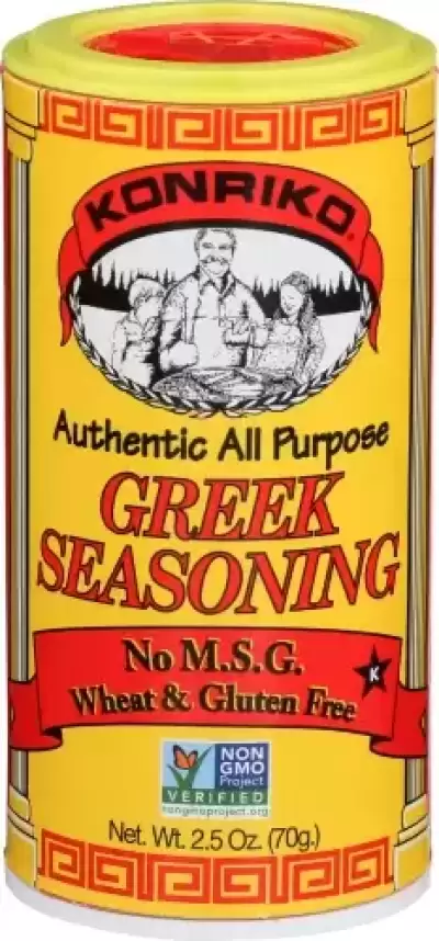 Konriko Authentic All Purpose Greek Seasoning (No M.S.G., Wheat & Gluten Free)