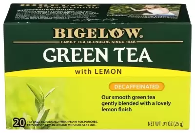 Bigelow Tea Green With Lemon Decaffeinated | 20 Bags