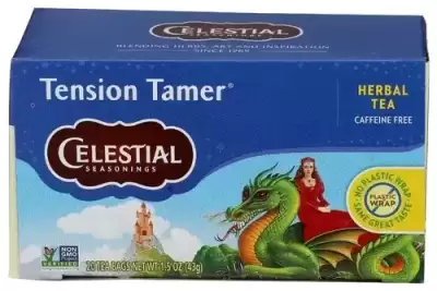 Celestial Seasonings Tension Tamer Herbal Tea - Caffeine Free | 20 Bags