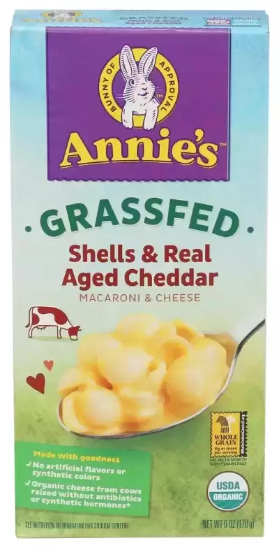Annie'S Homegrown, Mac & Chs Shell Aged Chdr, 6 Oz