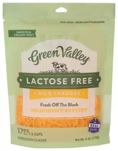 Khch00392788 6 Oz Lactose Free Mild Cheddar Shredded Cheese