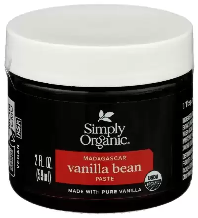 Simply Organic, Organic Vanilla Bean Paste, 2 Oz