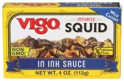 Vigo Khfm00000844 Spanish Squid In Ink Sauce, 4 Oz