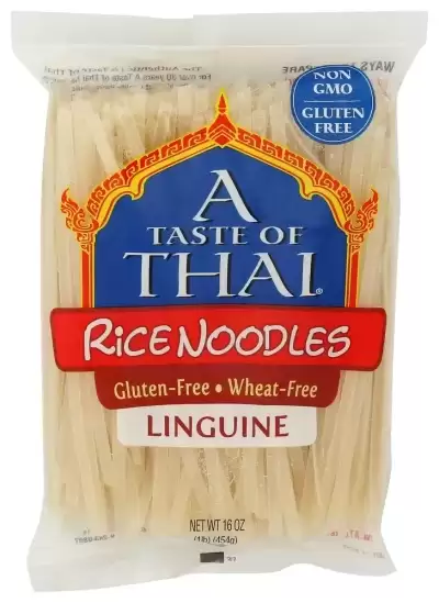 A Taste Of Thai Gluten Free Straight Cut Rice Noodles - 16Oz