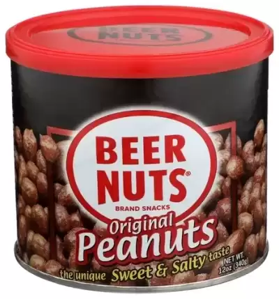 Beer Nuts Original Peanuts Can 12Oz