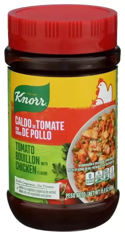 Knorr Granulated Tomato With Chicken Flavor Bouillon Ground 15.9 Oz Jar
