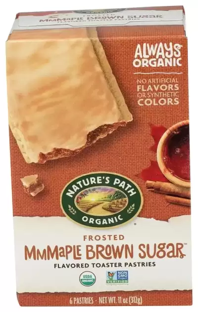 Nature'S Path Organic Frosted Toaster Pastries Maple Brown Sugar 11 Oz