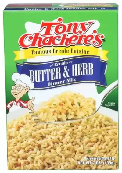 Tony Chachere'S, Rice Dnr Creole Bttr Herb, 7 Oz