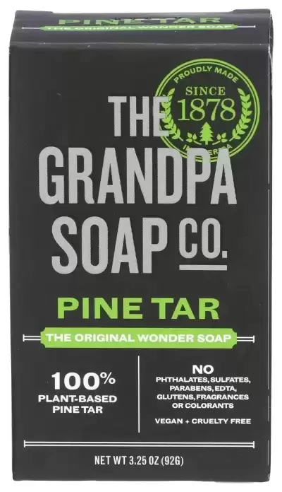 Grandpa S Original Wonder Pine Tar Soap - 3.25 Oz