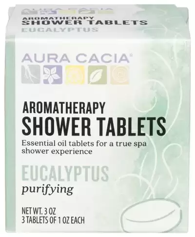 Aura Cacia Purifying Eucalyptus Aromatherapy Shower Tablets 3 1 Oz Tablets