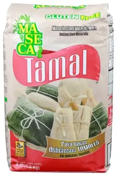 Maseca Tamal Instant Corn Masa Flour 4 Lb Bag