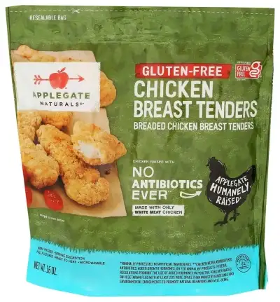 Applegate Gluten-Free Chicken Breast Tenders, Value Size 16 Oz Pouch