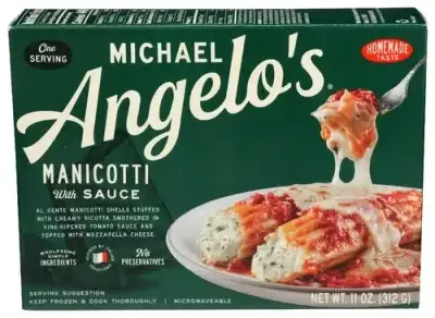 Michael Angelos Manicotti With Sauce