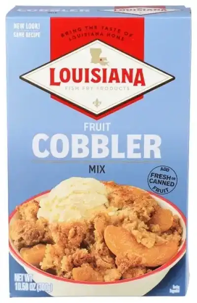 Louisiana Fish Fry Fruit Cobbler Mix 10.58Oz Mix