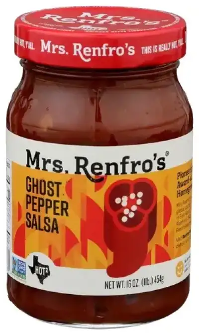 Mrs Renfro , Salsa Ghost Pppr, 16 Oz (Case Of 6)