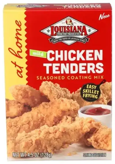 Louisiana Fish Fry Products Mild Chicken Wings Seasoned Coating Mix