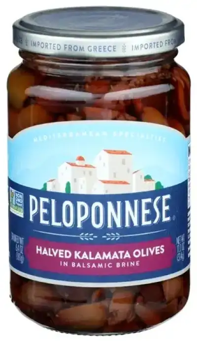 Peloponnese , Halved Kalamata Gourmet Black Olives