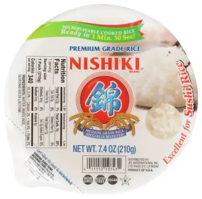 Nishiki Steamed White Rice 7.4 Oz
