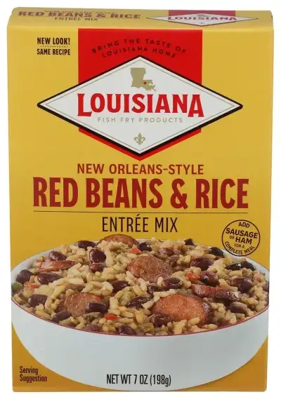 Louisiana Fish Fry , Mix Red Beans And Rice, 7 Oz (Case Of 6)