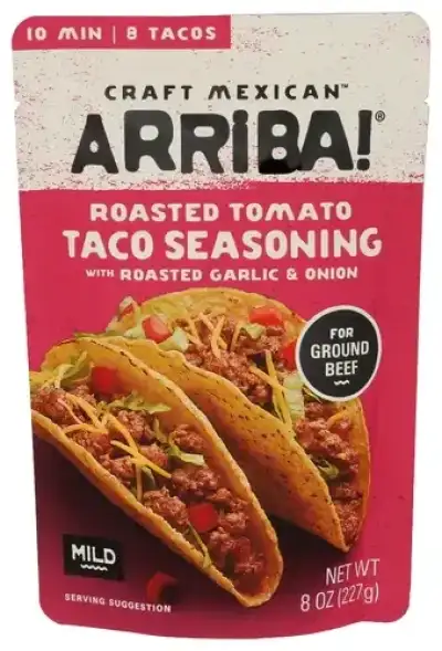 Arriba ! Roasted Tomato Ground Beef Taco Seasoning - 8Oz